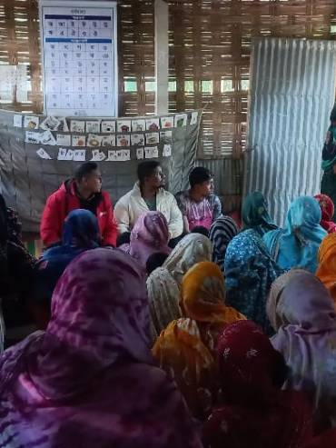 Mothers Meeting at Sarkarpara Kajoli Center, Panchagar